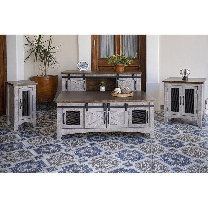 Pueblo Gray Cocktail Table-Washburn's Home Furnishings