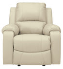 Rackingburg - Cream - Rocker Recliner-Washburn's Home Furnishings