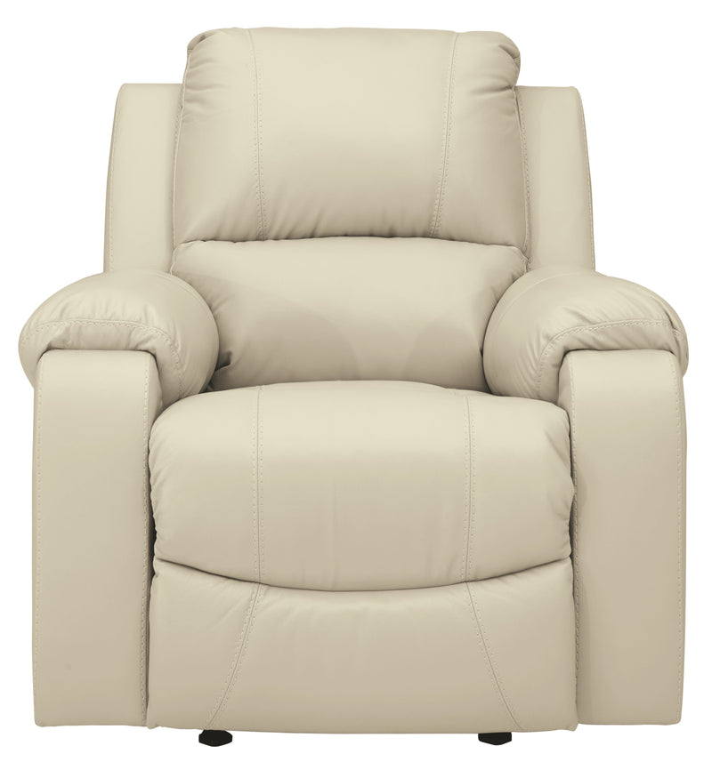 Rackingburg - Cream - Rocker Recliner-Washburn's Home Furnishings