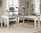 Realyn - White/brown - L Shaped Desk With Lift Top-Washburn's Home Furnishings