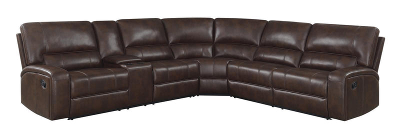 Reclining Sectional - Brown-Washburn's Home Furnishings