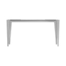 Rectangle Glass Top Sofa Table - Pearl Silver-Washburn's Home Furnishings