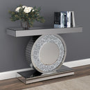 Rectangular Geometric - Console Table - Pearl Silver-Washburn's Home Furnishings