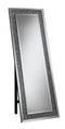 Rectangular Standing Mirror With Led Lighting - Pearl Silver-Washburn's Home Furnishings