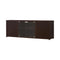 Rectangular Tv Console With Magnetic-push Doors - Brown-Washburn's Home Furnishings