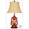 Red Lantern Lamp-Washburn's Home Furnishings
