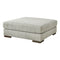 Regent Park - Pewter - Oversized Accent Ottoman-Washburn's Home Furnishings