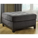 Reidshire - Steel - Oversized Accent Ottoman-Washburn's Home Furnishings