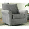 Renley - Ash - Swivel Glider Accent Chair-Washburn's Home Furnishings
