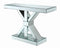Reventlow - X-shaped Base Console Table - Pearl Silver-Washburn's Home Furnishings