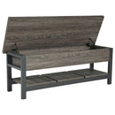 Rhyson - Brown - Storage Bench-Washburn's Home Furnishings