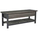 Rhyson - Brown - Storage Bench-Washburn's Home Furnishings