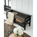 Rhyson - Brown - Storage Bench-Washburn's Home Furnishings