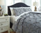 Rimy - Gray - King Comforter Set-Washburn's Home Furnishings