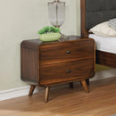 Robyn - 2-drawer Nightstand - Brown-Washburn's Home Furnishings