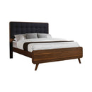 Robyn - California King Bed - Dark Brown-Washburn's Home Furnishings