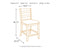Rokane - Light Brown - Counter Height Chair (set Of 2)-Washburn's Home Furnishings