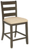 Rokane - Light Brown - Counter Height Chair (set Of 2)-Washburn's Home Furnishings