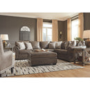 Roleson - Quarry - Oversized Accent Ottoman-Washburn's Home Furnishings