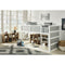 Romanton - Gray/white - Twin Loft Bed-Washburn's Home Furnishings