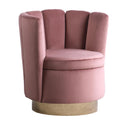 Rose - Pink - Swivel Chair-Washburn's Home Furnishings