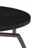 Round Coffee Table - Black-Washburn's Home Furnishings