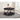 Round Coffee Table - Black-Washburn's Home Furnishings
