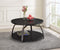 Round Coffee Table - Black-Washburn's Home Furnishings