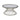 Round Glass Top Coffee Table - Pearl Silver-Washburn's Home Furnishings