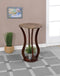 Round Marble Top Accent Table Brown-Washburn's Home Furnishings