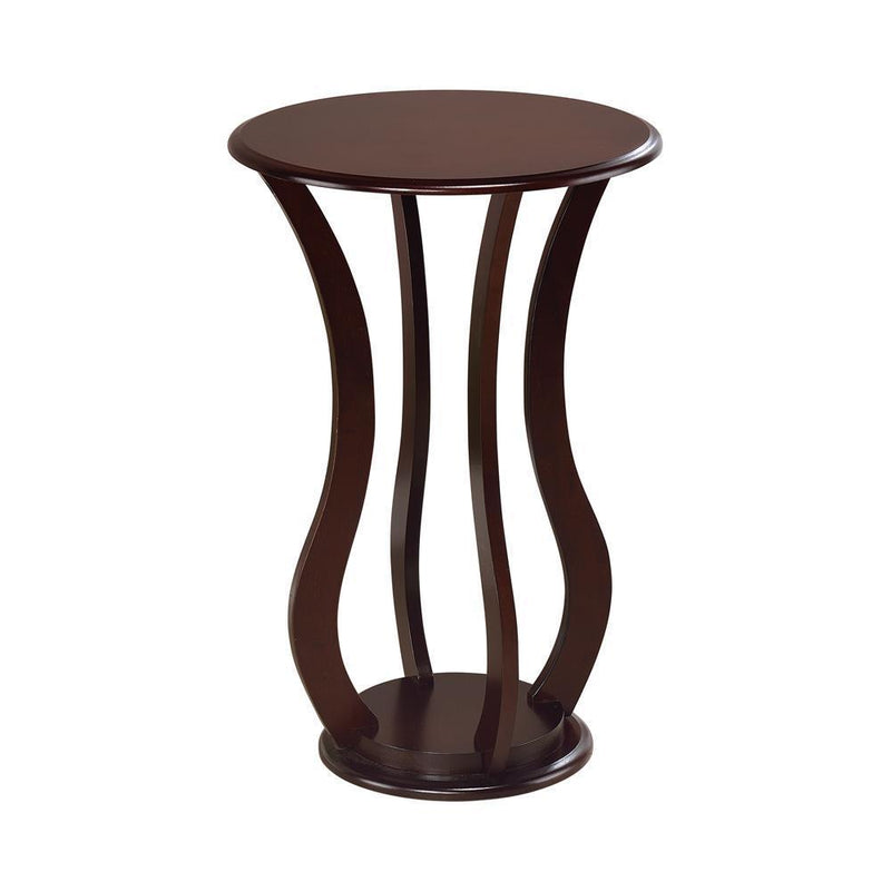 Round Top Accent Table - Cherry-Washburn's Home Furnishings