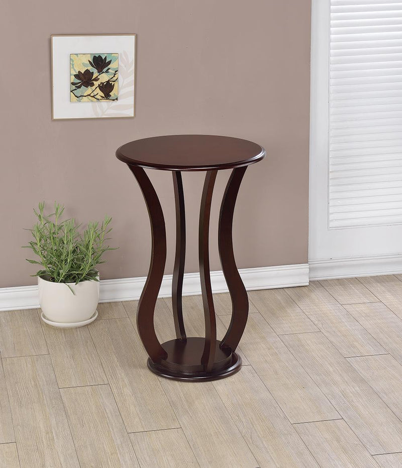 Round Top Accent Table - Cherry-Washburn's Home Furnishings