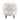 Round Upholstered Accent Stool - Silver-Washburn's Home Furnishings