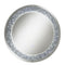 Round Wall Mirror With Led Lighting - Pearl Silver-Washburn's Home Furnishings