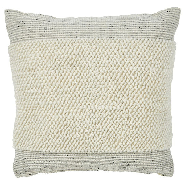 Rowcher - Gray/white - Pillow (4/cs)-Washburn's Home Furnishings