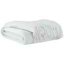 Rozelle - White - Throw (3/cs)-Washburn's Home Furnishings