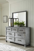 Russelyn - Gray - Dresser, Mirror-Washburn's Home Furnishings