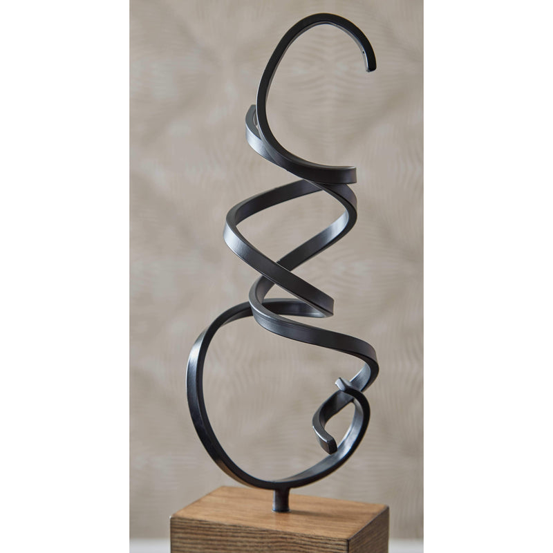 Ruthland - Black/brown - Sculpture-Washburn's Home Furnishings