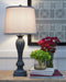 Samland - Gray Blue - Metal Table Lamp (2/cn)-Washburn's Home Furnishings