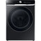 Samsung 5.0 cu. ft. Extra-Large Capacity Smart Dial Front Load Washer in Brushed Black-Washburn's Home Furnishings