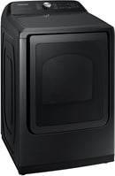 Samsung 7.4-cu ft Steam Cycle Electric Dryer (Brushed Black)-Washburn's Home Furnishings
