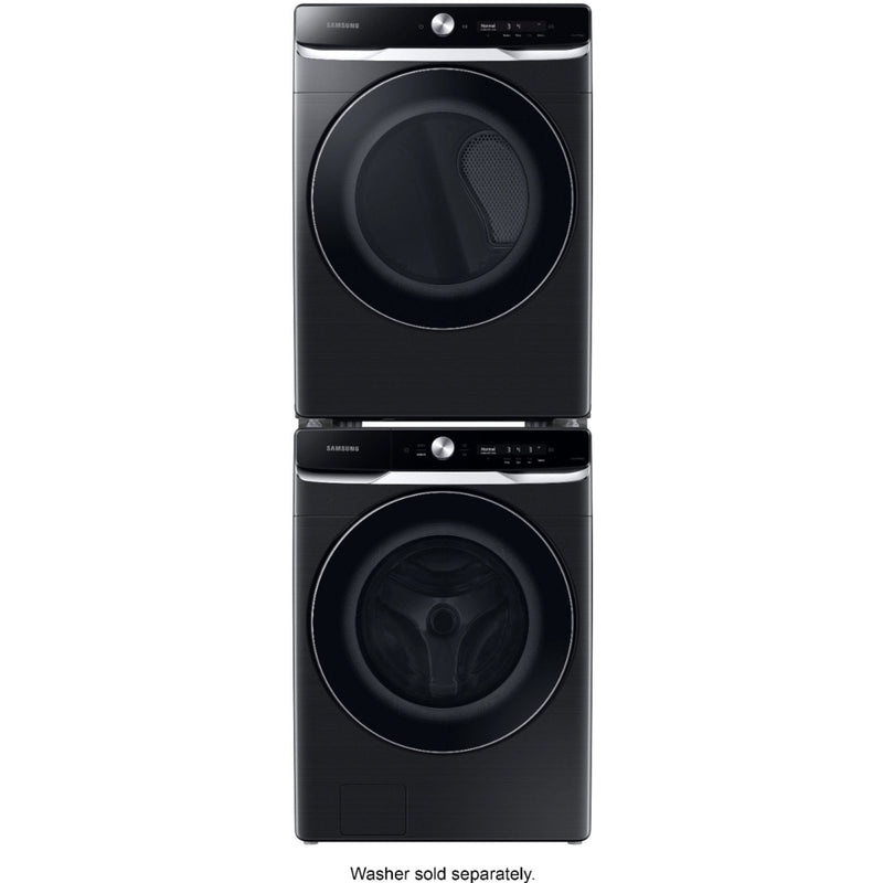 Samsung 7.5 cu. ft. Smart Dial Electric Dryer in Brushed Black-Washburn's Home Furnishings