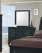 Sandy Beach - Mirror - Black-Washburn's Home Furnishings