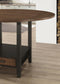 Sanford - Round Counter Height - Table - Brown-Washburn's Home Furnishings