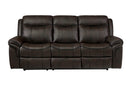 Sawyer Motion - Motion Sofa - Brown-Washburn's Home Furnishings