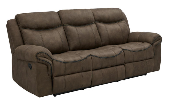 Sawyer Motion - Motion Sofa - Light Brown-Washburn's Home Furnishings