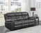 Saybrook - Motion Sofa - Charcoal And Black-Washburn's Home Furnishings