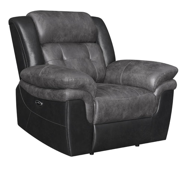 Saybrook - Power Recliner - Black-Washburn's Home Furnishings