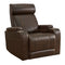 Screen Time - Walnut - Power Recliner-Washburn's Home Furnishings