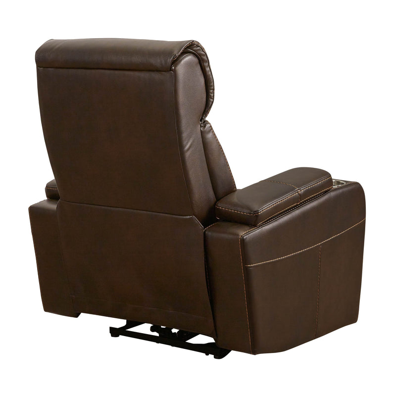 Screen Time - Walnut - Power Recliner-Washburn's Home Furnishings